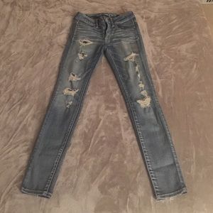 American Eagle Distressed Jeggings
