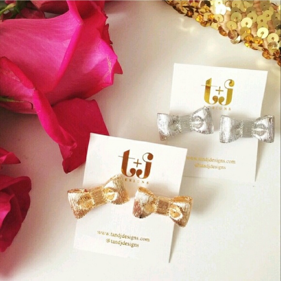 Bows on your ears. SILVER  NWOT - Picture 5 of 5