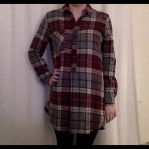 Forever 21 tunic- flannel