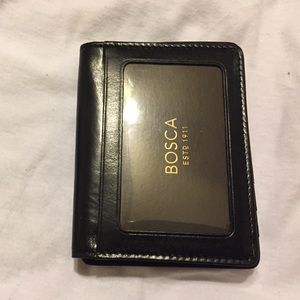 BOSCA BASICS Front pocket wallet
