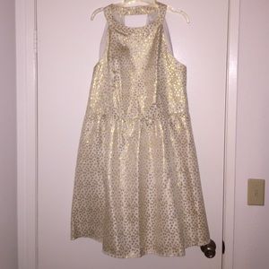 Plus size gold party dress 🎉