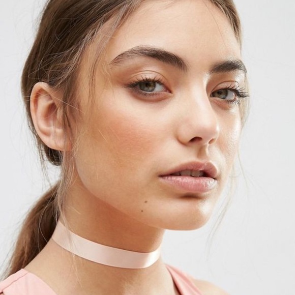 ✨NWT Pink Velvet Choker✨