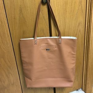 Thirty One Around Town Tote - Caramel Charm Pebble