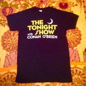 Tonight Show Conan O'Brien Rare Official Shirt