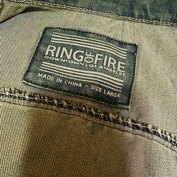 Ring of fire Jean Jacket - Picture 2 of 3