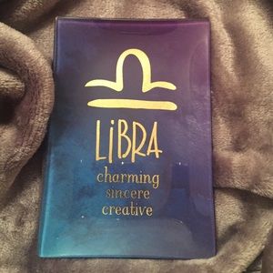 "Libra" zodiac sign jewelry/coin tray