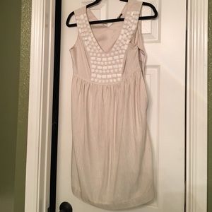 Miss Me Classy dress in pearl color
