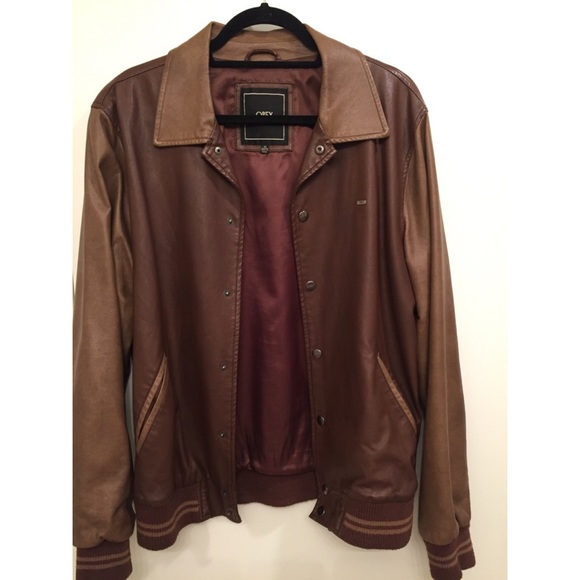 Obey Leather Jacket