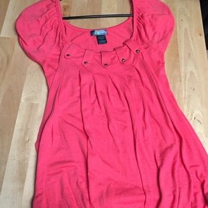 Coral Shirt NWOT