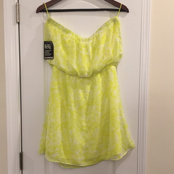 Express Strapless Dress - L - NWT