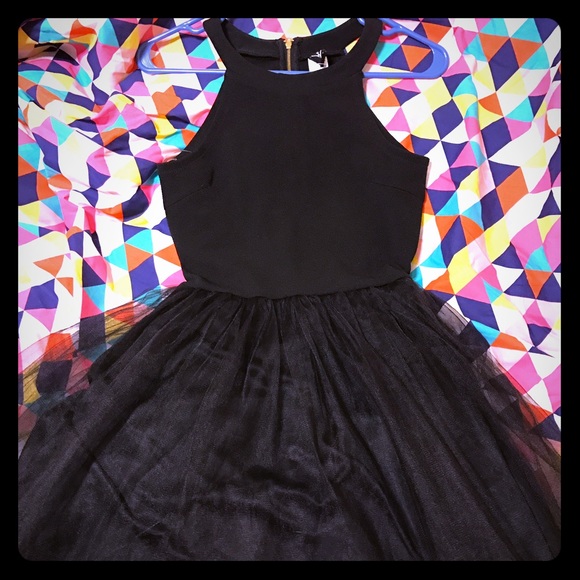 NWT Black Windsor Tulle Dress