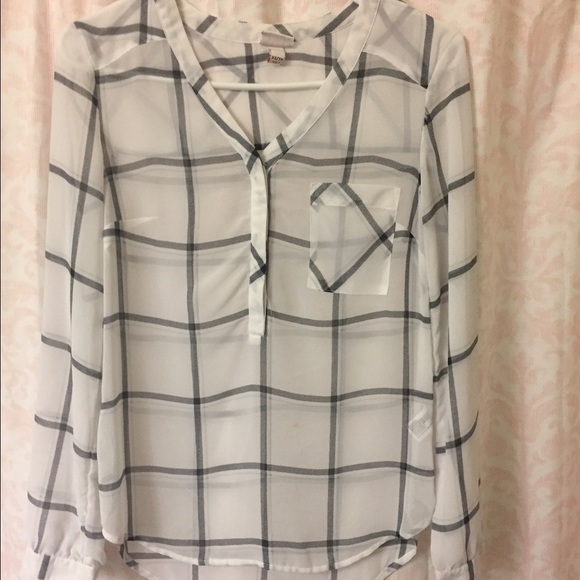 Plaid blouse