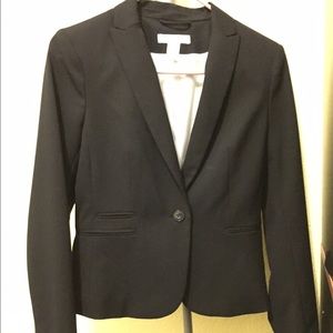 H&M Black Blazers jacket suit size:6