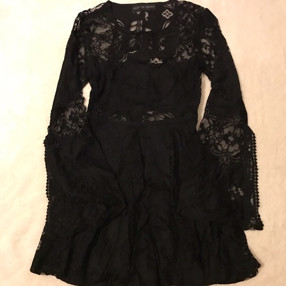 Black Lace Dress - Picture 3 of 3
