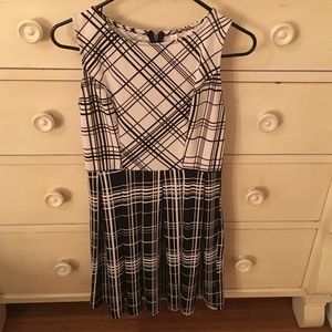 Black and white dress