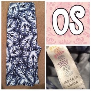 Lularoe wolf wolves leggings NWT OS