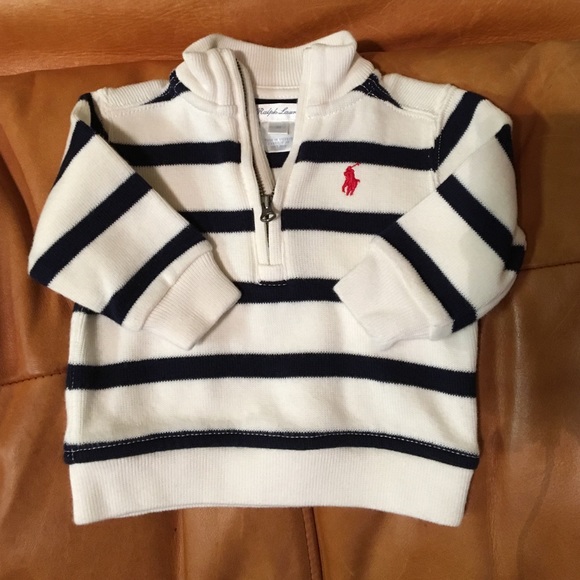 Half-zip Ralph Lauren Polo Sweater EUC