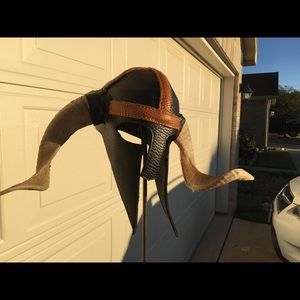 Ram horn helmet