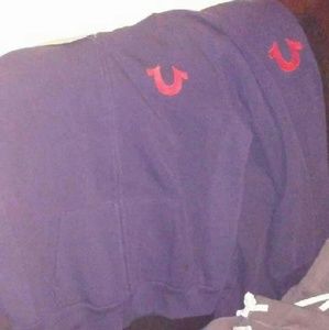 True relgion sweatsuits size xl navy blue