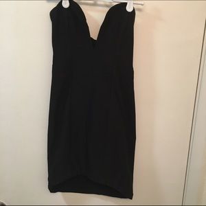 Black Strapless Dress
