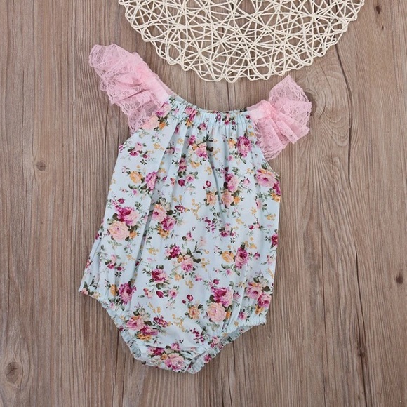 Pretty in Pink Ruffles Romper