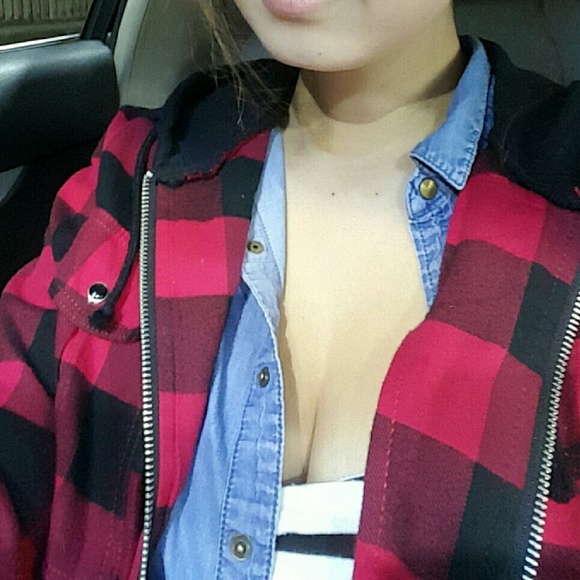 Snap button demin light jacket