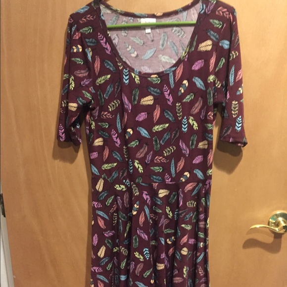 Lularoe Nicole Feather Dress