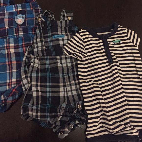 Overalls and one piece suit for baby.
