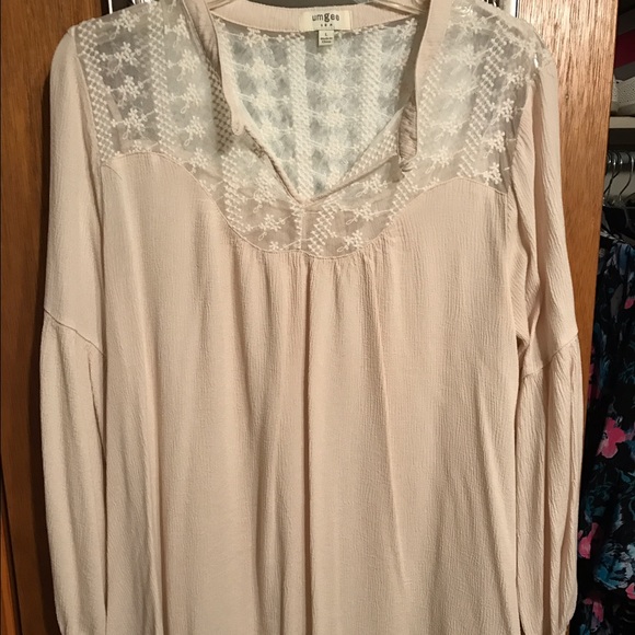 Boho lace top tunic