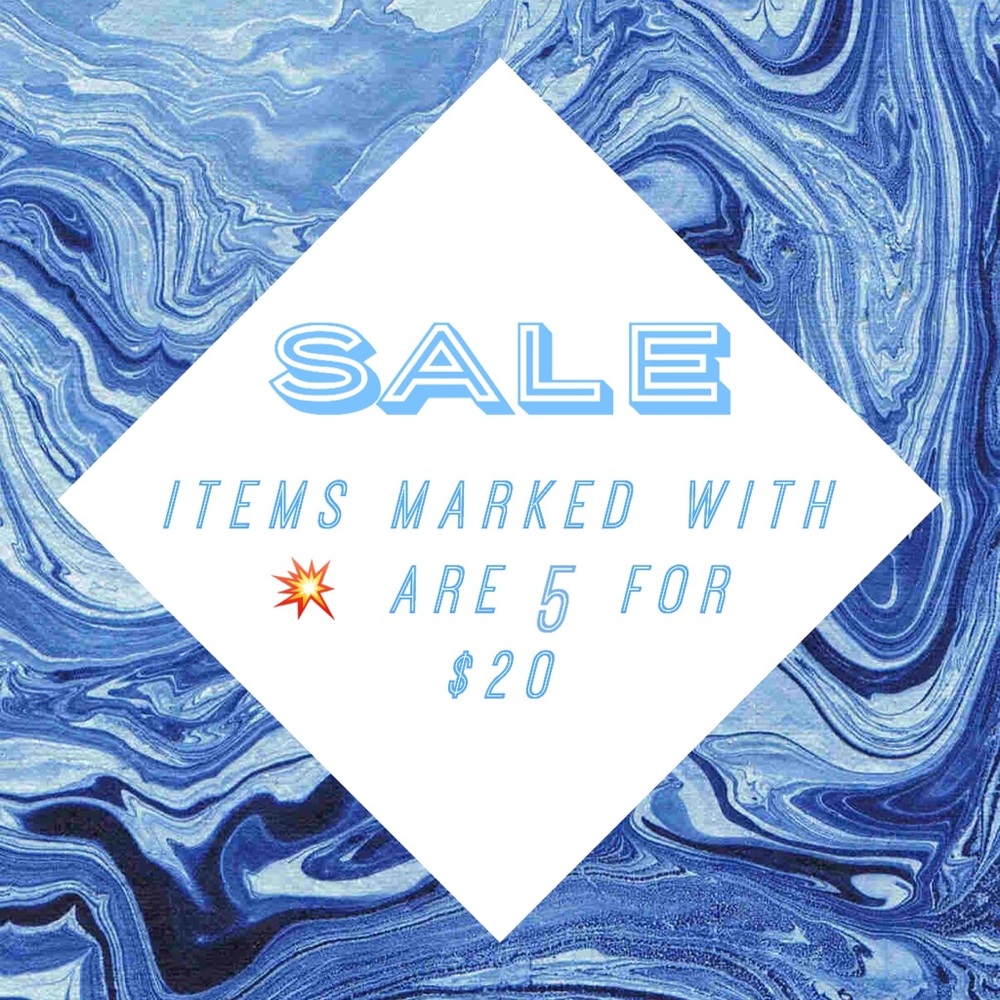 💥SALE💥 5 for $20
