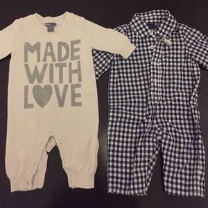 Baby Gap one piece body suits.
