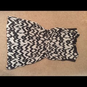 Black and white dress