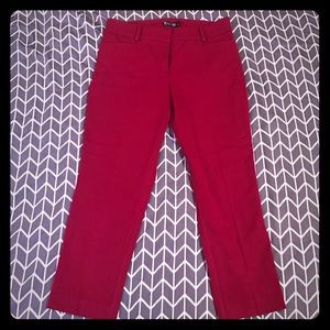 NY&Co Red trousers. *Size 10*