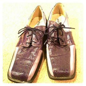 Hugo Vitelli Lavender & Purple Shoes