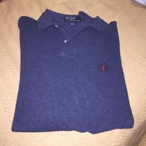 Men's polo. Long sleeve.
