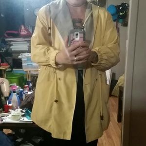 American Bazaar light hoodie jacket sz M