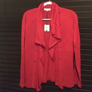 Calvin Klein Red Cardigan