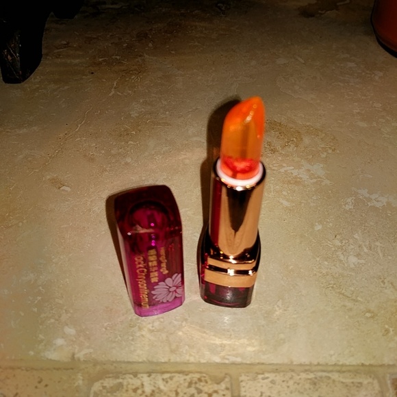 Pink flower lipgloss