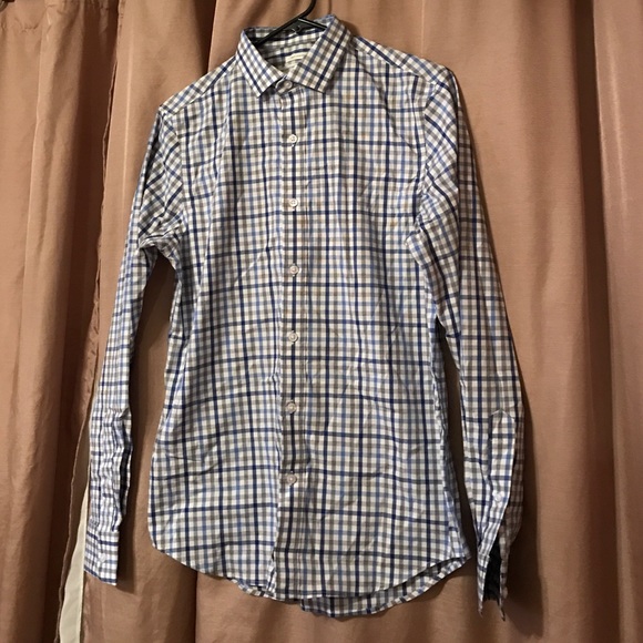 NWOT Slim-Fit Non-Iron Plaid Oxford