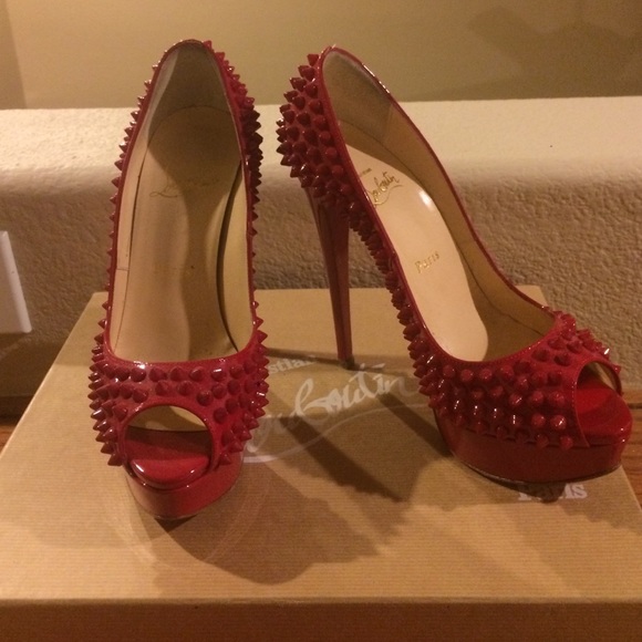 Christian Louboutin Shoes - 1 HOUR SALE Auth Christian Louboutin Lady Peeps