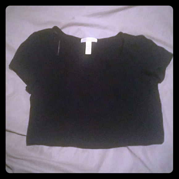 ❌TRADED❌ Black Ambiance Apparel Crop Top