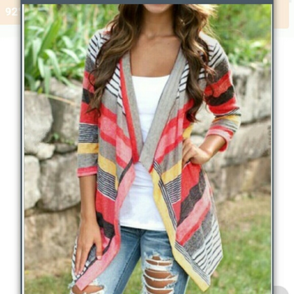 Colorful cardigan
