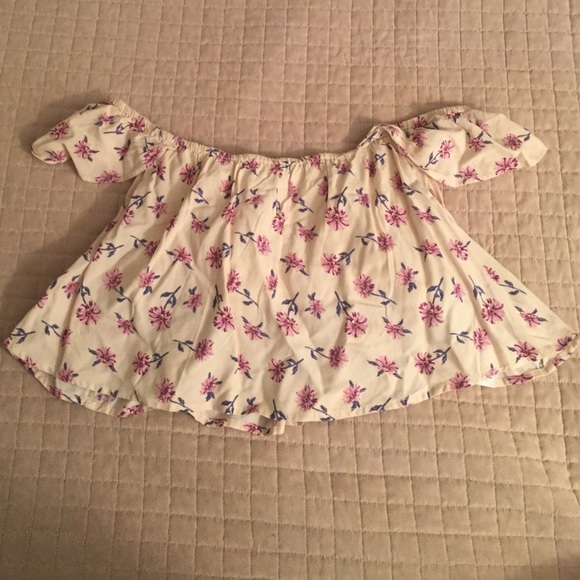 Off the shoulder crop top from Forever 21