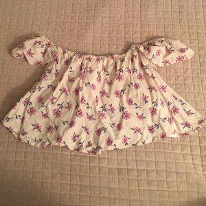 Off the shoulder crop top from Forever 21