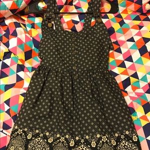 Black Overall Dress