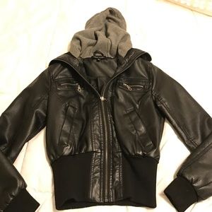 Black jacket w/ hood