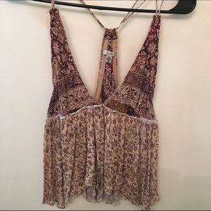Floral urban outfitters tank