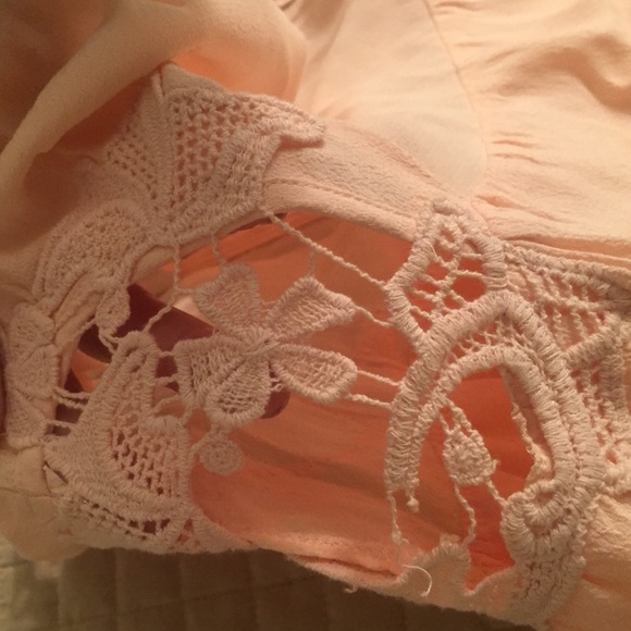 Spaghetti strap coral pink dress from F21 - Picture 2 of 4