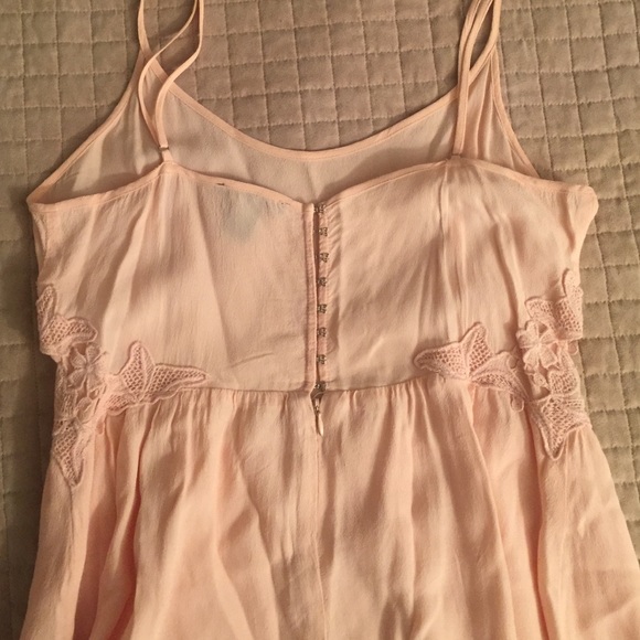 Spaghetti strap coral pink dress from F21 - Picture 3 of 4
