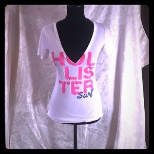 👏👏Sale👏👏 Hollister V Neck Short Sleeve Shirt